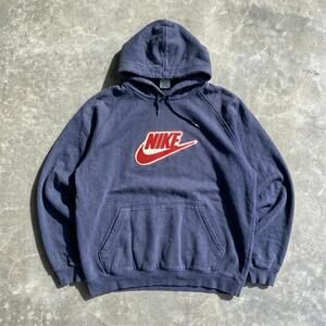 Nike embroidered swoosh logo hoodie